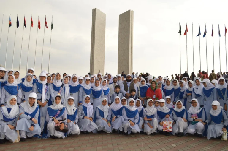 Science Base Students at Nishan-e-Manzil